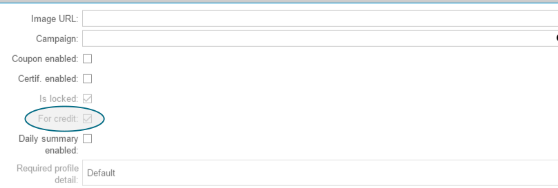 kurzus for credit értéke